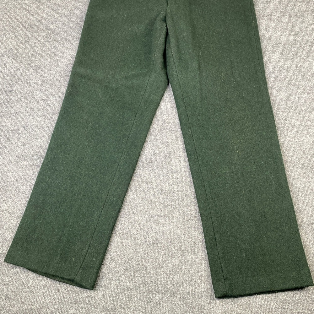 Arctic by Commander Mens Green Wool Hunting Pants Water Repellent Made in USA - Picture 3 of 8